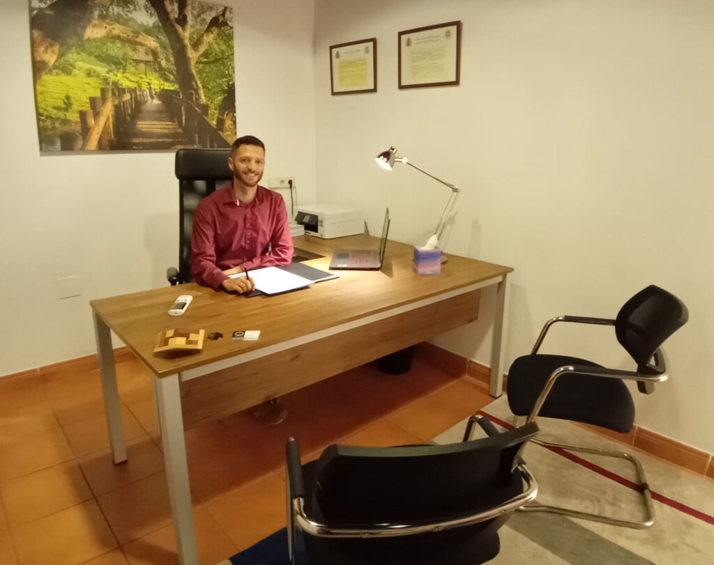primera sesión psicólogo despacho